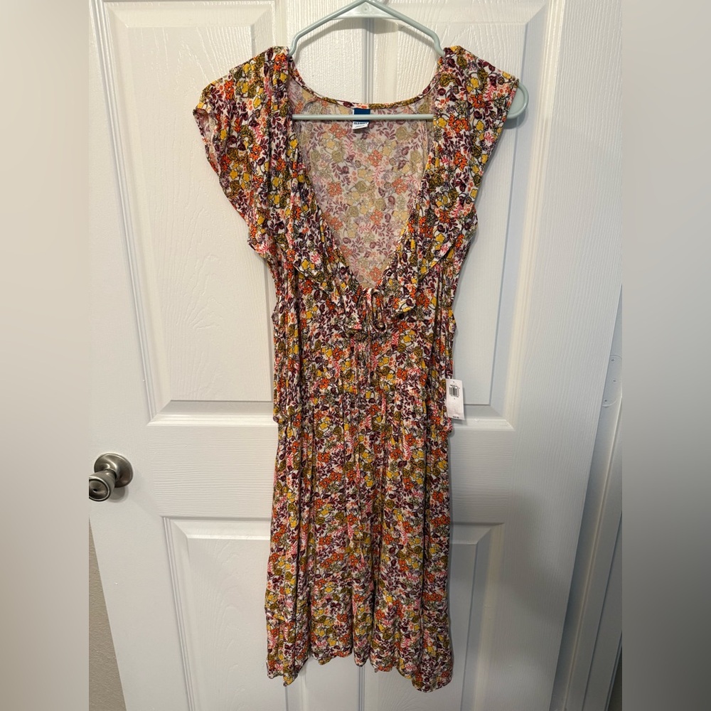 Old Navy Floral Multicolor Dress